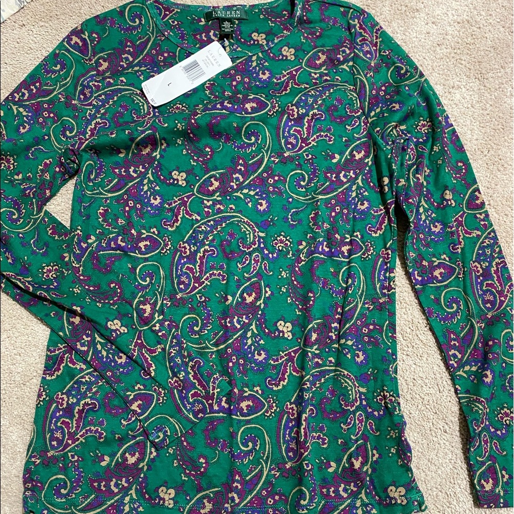 Ralph Lauren Paisley Long Sleeve